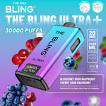 Buy The Bling Ultra Plus 30k Prefilled Vape Pod Kit Box of 5 - Blueberry Sour Raspberry/Cherry Sour Raspberry