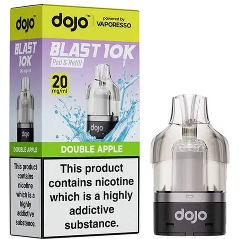 Buy Vaporesso Dojo Blast 10K Prefilled Pods (Pack of 5) - Double Apple