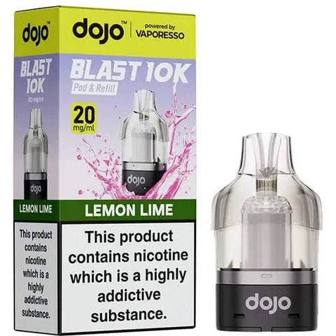 Buy Vaporesso Dojo Blast 10K Prefilled Pods (Pack of 5) - Lemon Lime