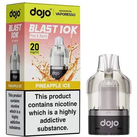 Buy Vaporesso Dojo Blast 10K Prefilled Pods (Pack of 5) - Pineapple Ice