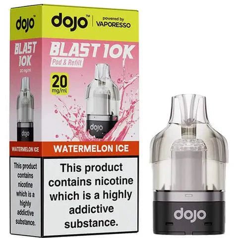 Buy Vaporesso Dojo Blast 10K Prefilled Pods (Pack of 5) - Watermelon Ice