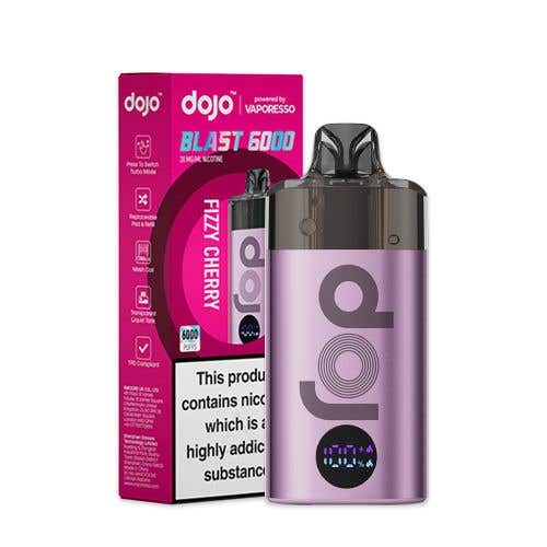Buy Vaporesso Dojo Blast 6000 Vape Kit Box of 5 - Purple - Fizzy Cherry