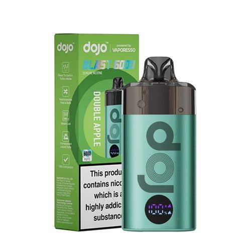Buy Vaporesso Dojo Blast 6000 Vape Kit Box of 5 - Green - Double Apple