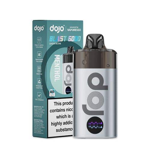 Buy Vaporesso Dojo Blast 6000 Vape Kit Box of 5 - Silver - Menthol