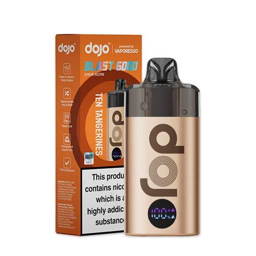 Buy Vaporesso Dojo Blast 6000 Vape Kit Box of 5 - Gold - Ten Tangerines