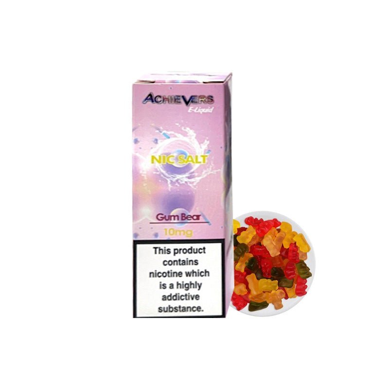 Buy Achievers Salt 10ml - Pack of 10 - Gummy Bear
