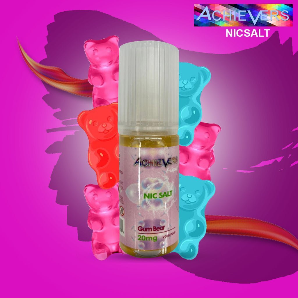 Buy Achievers Salt 10ml - Pack of 10 - Gummy Bear