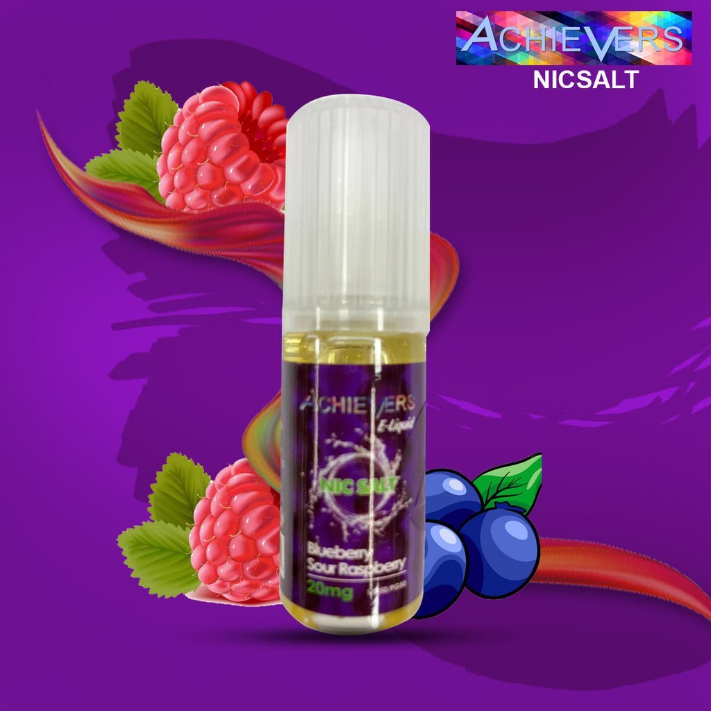 Buy Achievers Salt 10ml - Pack of 10 - Blueberry Sour Raspberry
