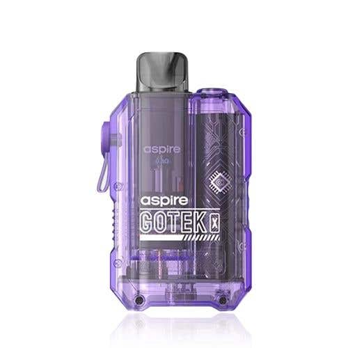 Buy Aspire - Gotek X Pod Vape Kit - Translucent Violet