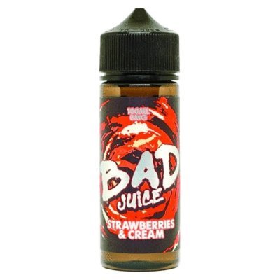 Buy Bad Juice 100ml Shortfill - Strawberry Cream