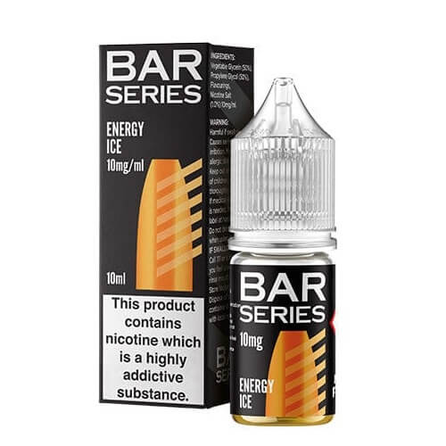 Buy Bar Series Nic Salt 10ml E - Liquid - Pack of 10 - Energy Ice