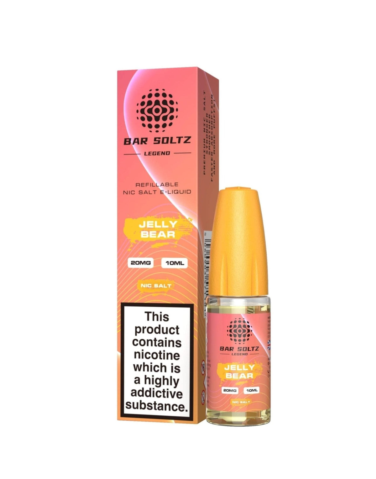 Buy Bar soltz 10ml Nic Salt Pack of 10 - Jelly Bear