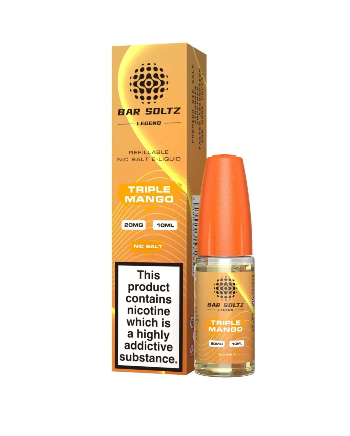Buy Bar soltz 10ml Nic Salt Pack of 10 - Triple Mango