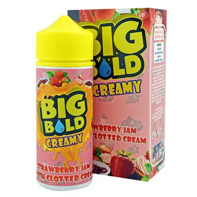Buy Big Bold - Creamy 100ml Shortfill - Strawberry Jam with Clotted Cream