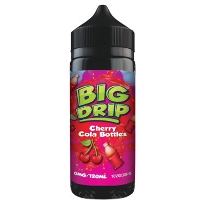 Buy Big Drip 100ml Shortfill - Cherry Cola Bottles