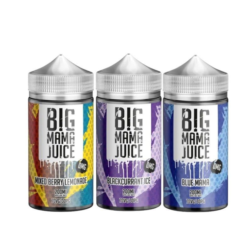 Buy Big Mama Juice 200ml Shortfill - Blackcurrant Ice