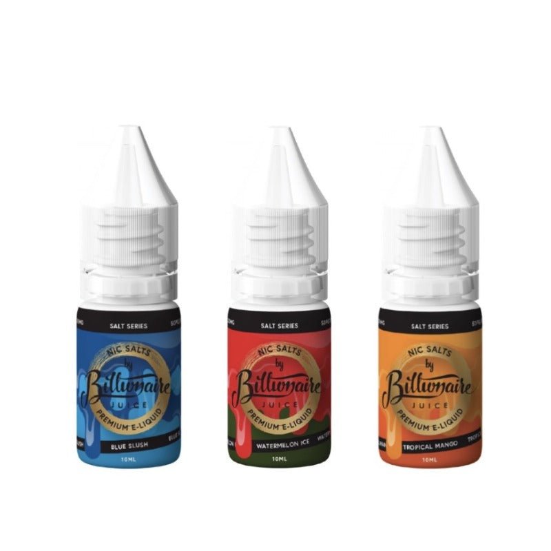Buy Billonaire Juice 10ml Nic Salt (Pack of 10) - 10mg