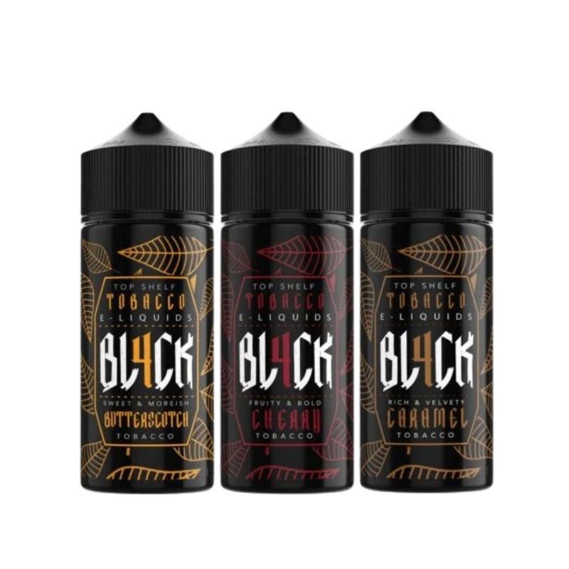Buy Bla4ck 100ml Shortfill - Butterscotch Tobacco