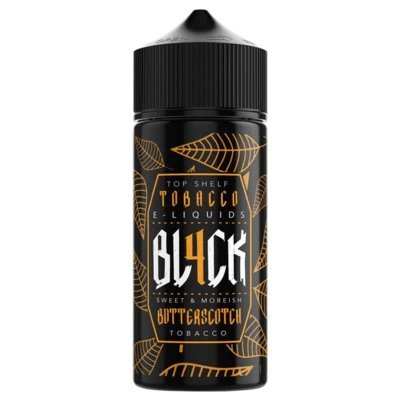 Buy Bla4ck 100ml Shortfill - Butterscotch Tobacco