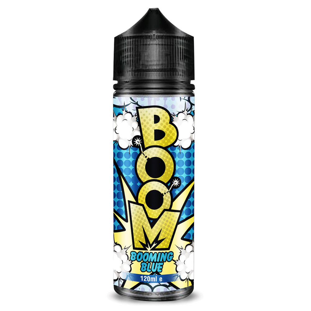 Buy Boom 100ml E - liquids Shortfill - Booming Blue