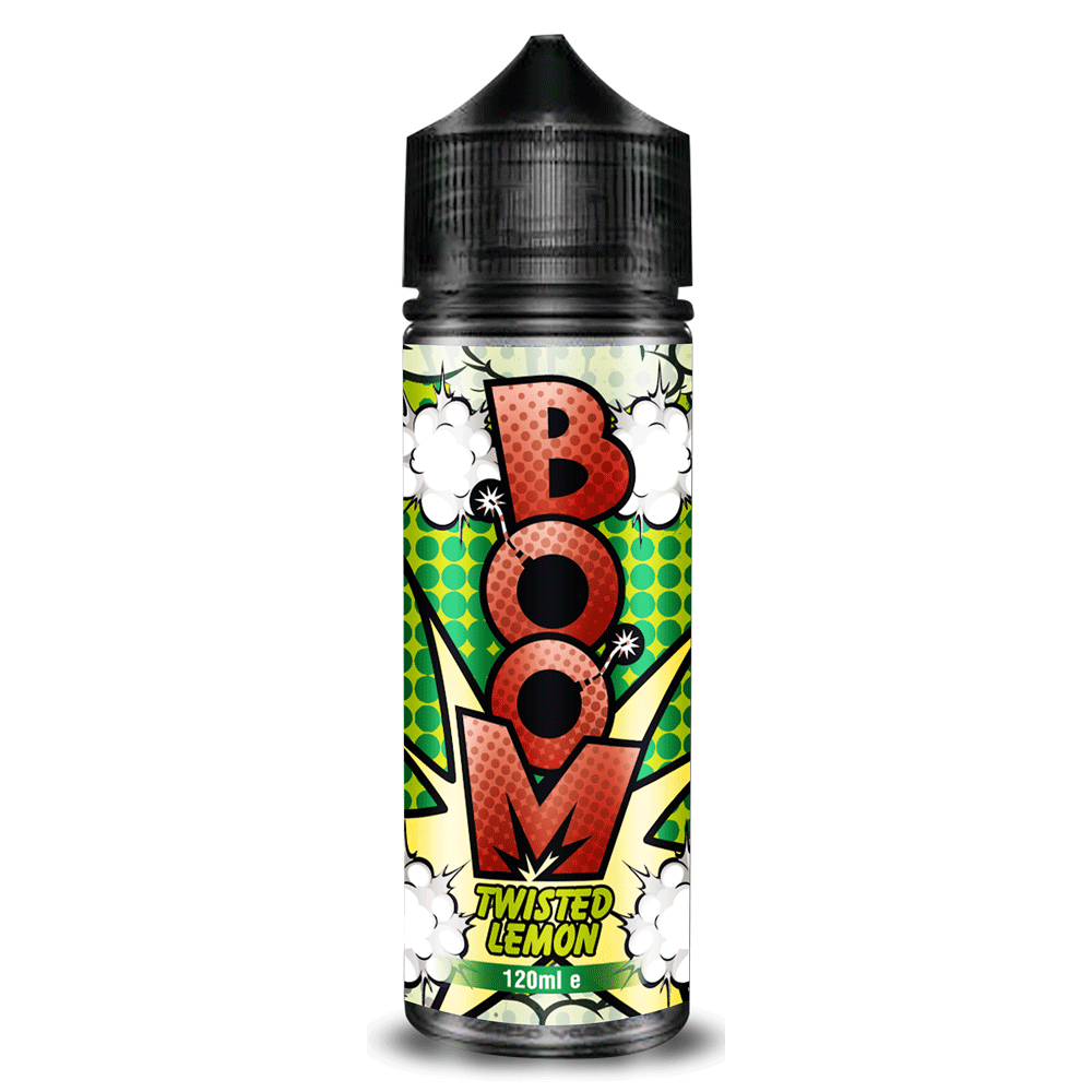 Buy Boom 100ml E - liquids Shortfill - Twisted Lemon
