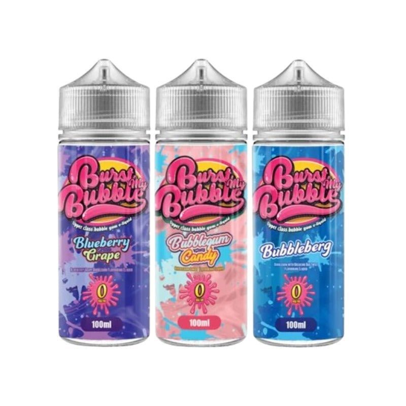 Buy Brust My Bubble 100ml Shortfill - Blueberry Grape