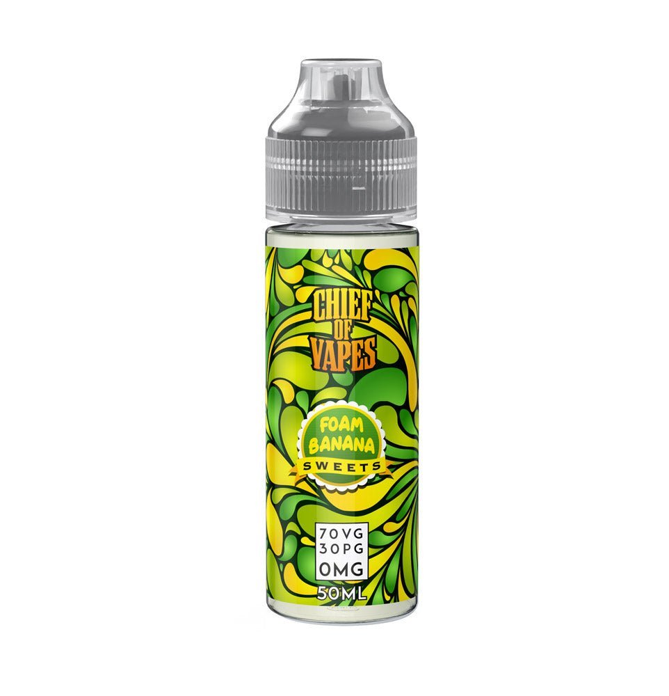 Buy Chief Of Vapes - Fireball - 50ml E - liquids Shortfill - Foam Banana