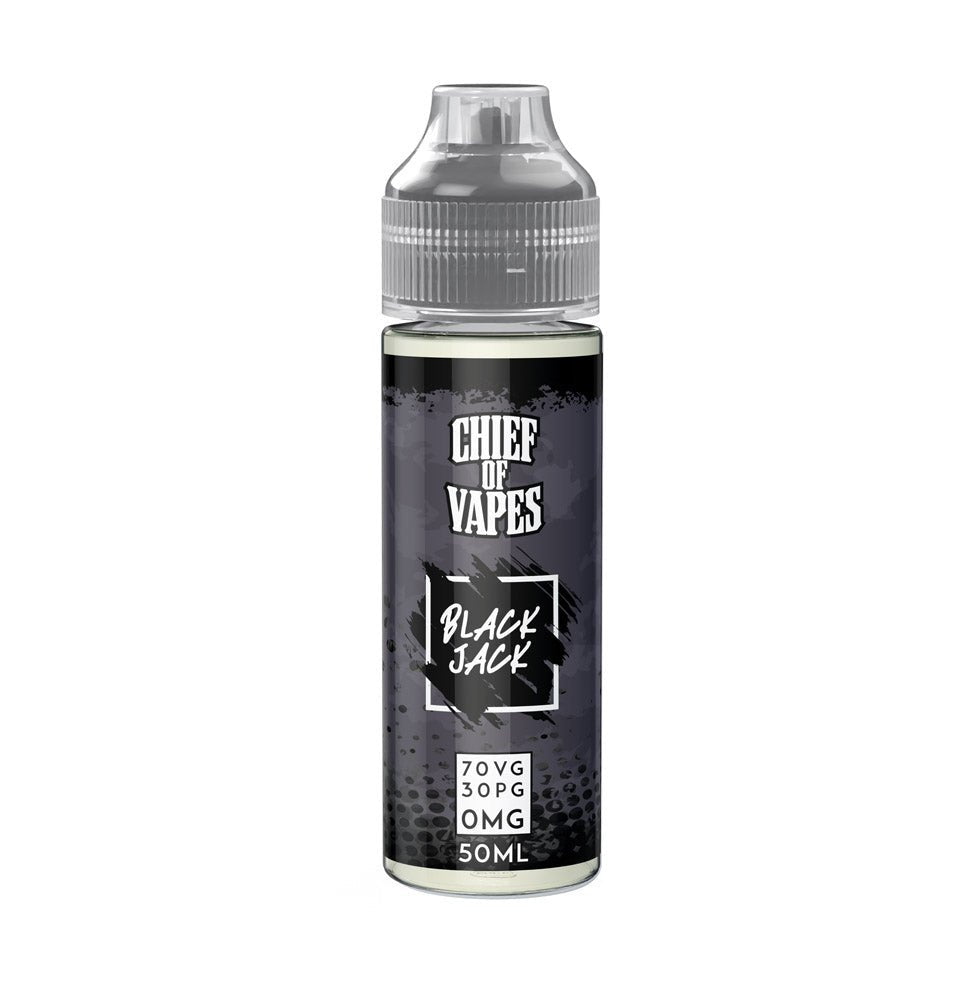Buy Chief Of Vapes - Fireball - 50ml E - liquids Shortfill - Black Jack