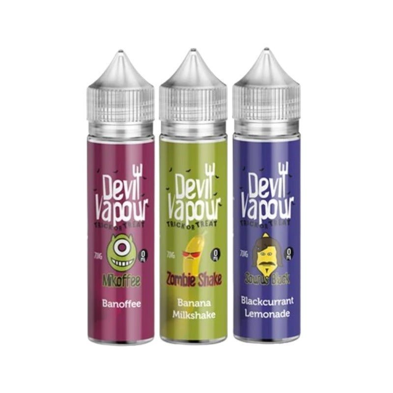 Buy Devil Vapour 50ml Shortfill - Banana Milkshake