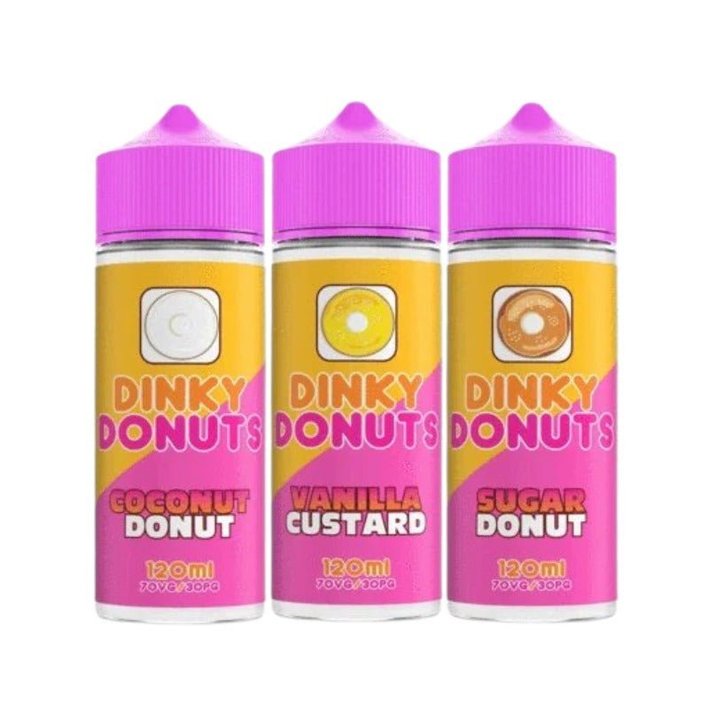 Buy Dinky Donuts 100ml Shortfill - Vanilla Custard