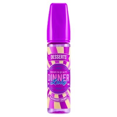 Buy Dinner Lady Desserts 50ml Shortfill - Blackberry Crumble