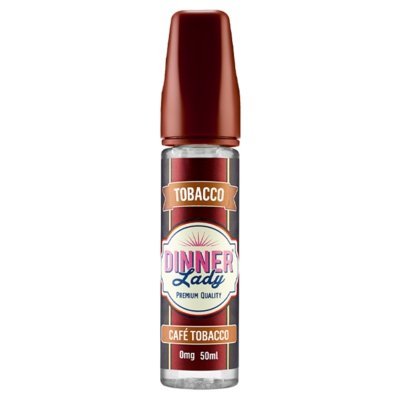 Buy Dinner Lady Tobacco 50ml Shortfill - Cafe Tobacco