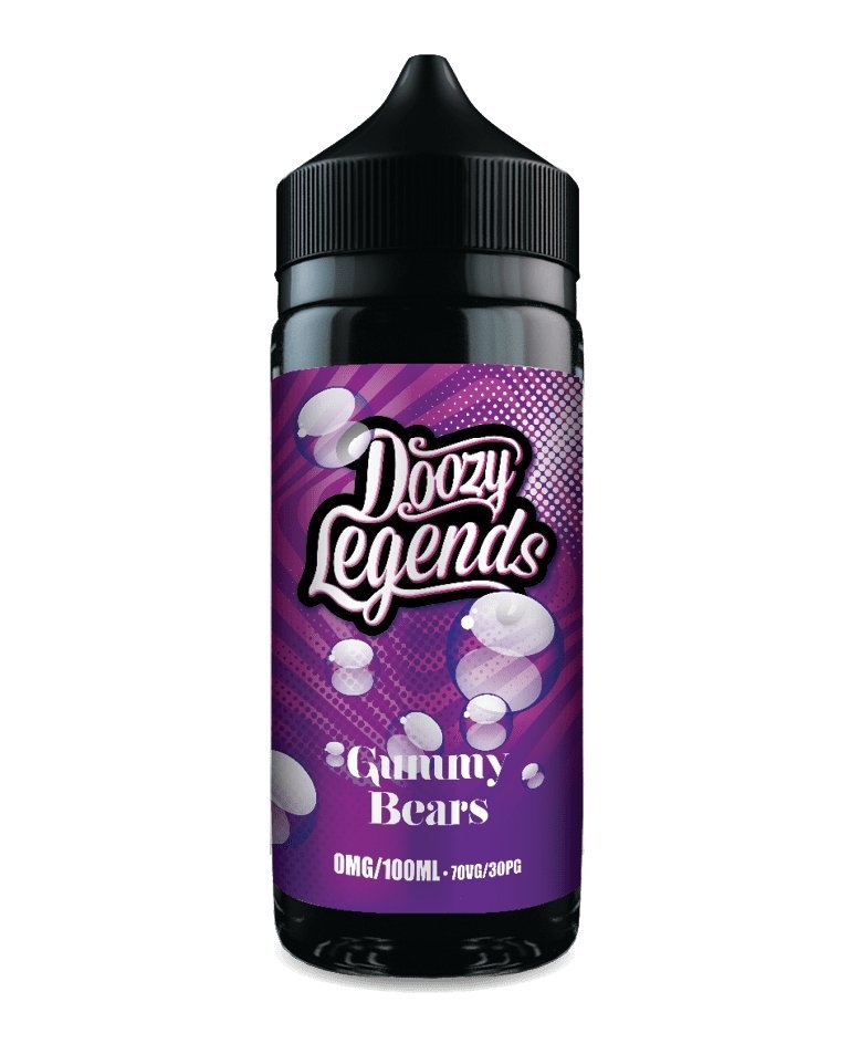 Buy Doozy Legends 100ml E - Liquid Shortfills - Gummy Bears