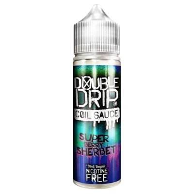 Buy Double Drip 50ml Shortfill - Super Berry Sherbet
