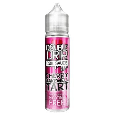 Buy Double Drip 50ml Shortfill - Cherry Bakewell Tart