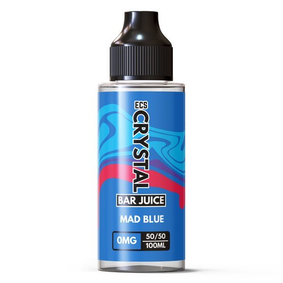 Buy ECS Crystal Bar Juice 100ml E - liquids - Mad Blue