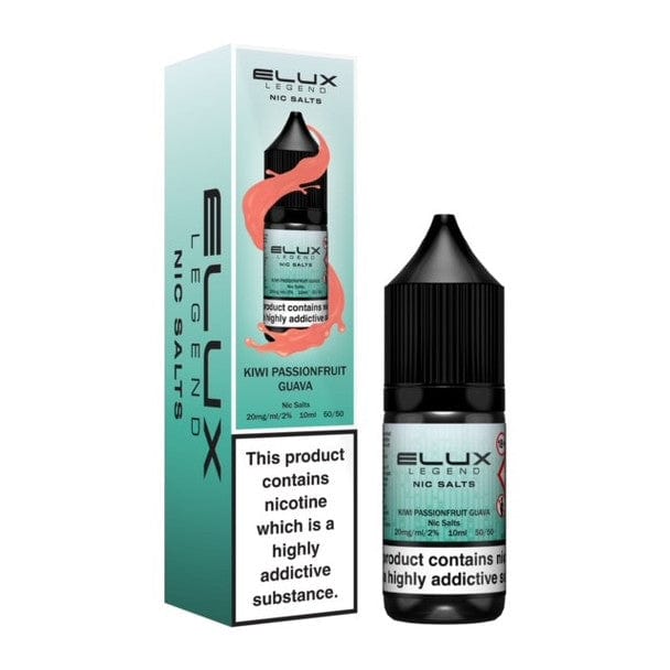 Buy Elux Legend Nic Salts - 10ml E - liquids - Box of 10 - 10mg
