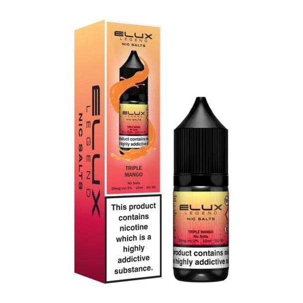 Buy Elux Legend Nic Salts - 10ml E - liquids - Box of 10 - 10mg