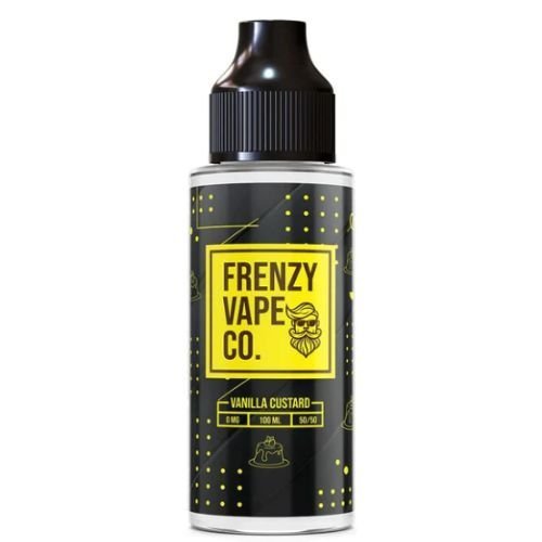 Buy Frenzy Vape Co. 100ml Shortfill E - Liquid - Vanilla Custard