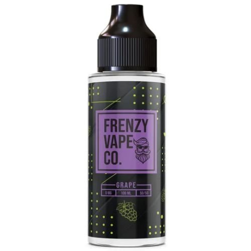 Buy Frenzy Vape Co. 100ml Shortfill E - Liquid - Grape