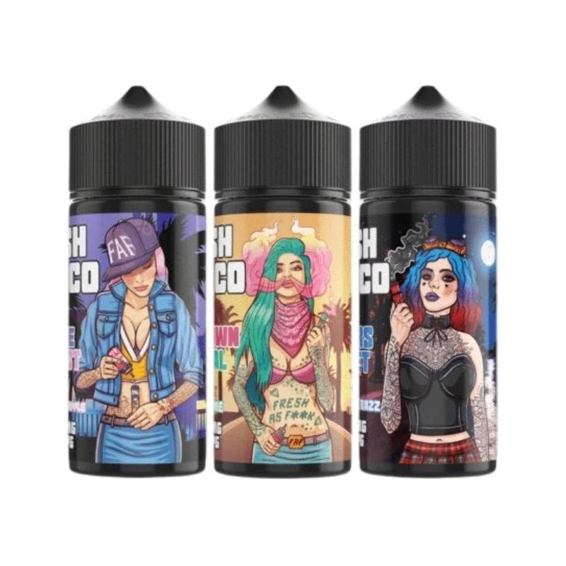 Buy Fresh Vape Co 100ml Shortfill - Downtown Central
