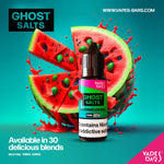 Buy GHOST 3500 Nic Salts 10ml - Box of 10 - Watermelon Bull