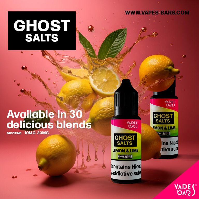 Buy GHOST 3500 Nic Salts 10ml - Box of 10 - Lemon Lime