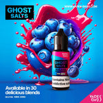 Buy GHOST 3500 Nic Salts 10ml - Box of 10 - Blue Sour Raspberry