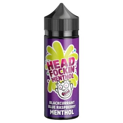 Buy Head Fockin Menthol 100ml Shortfill - Blackcurrant Blue Raspberry Menthol