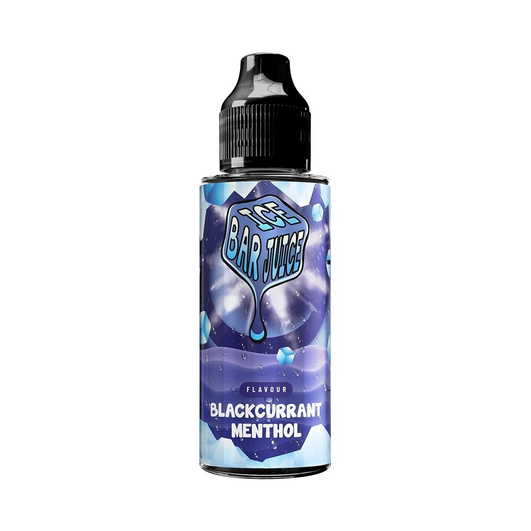 Buy Ice Bar Juice 100ml Shortfills E - liquids - Blackcurrant Menthol