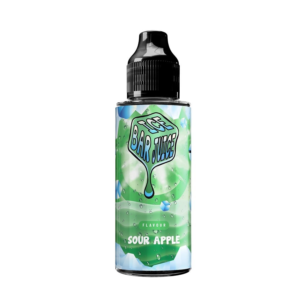 Buy Ice Bar Juice 100ml Shortfills E - liquids - Sour Apple