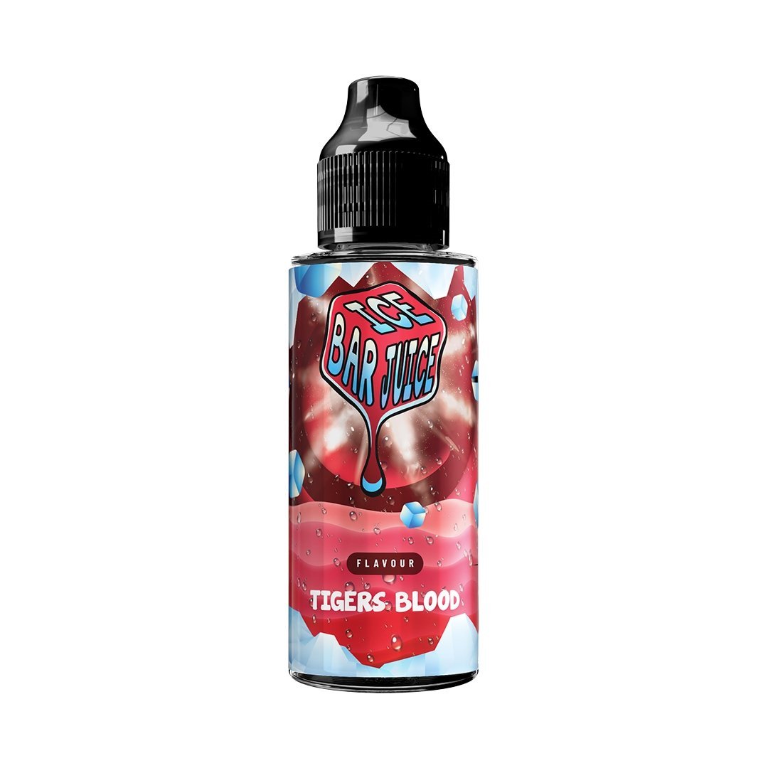 Buy Ice Bar Juice 100ml Shortfills E - liquids - Tigers Blood