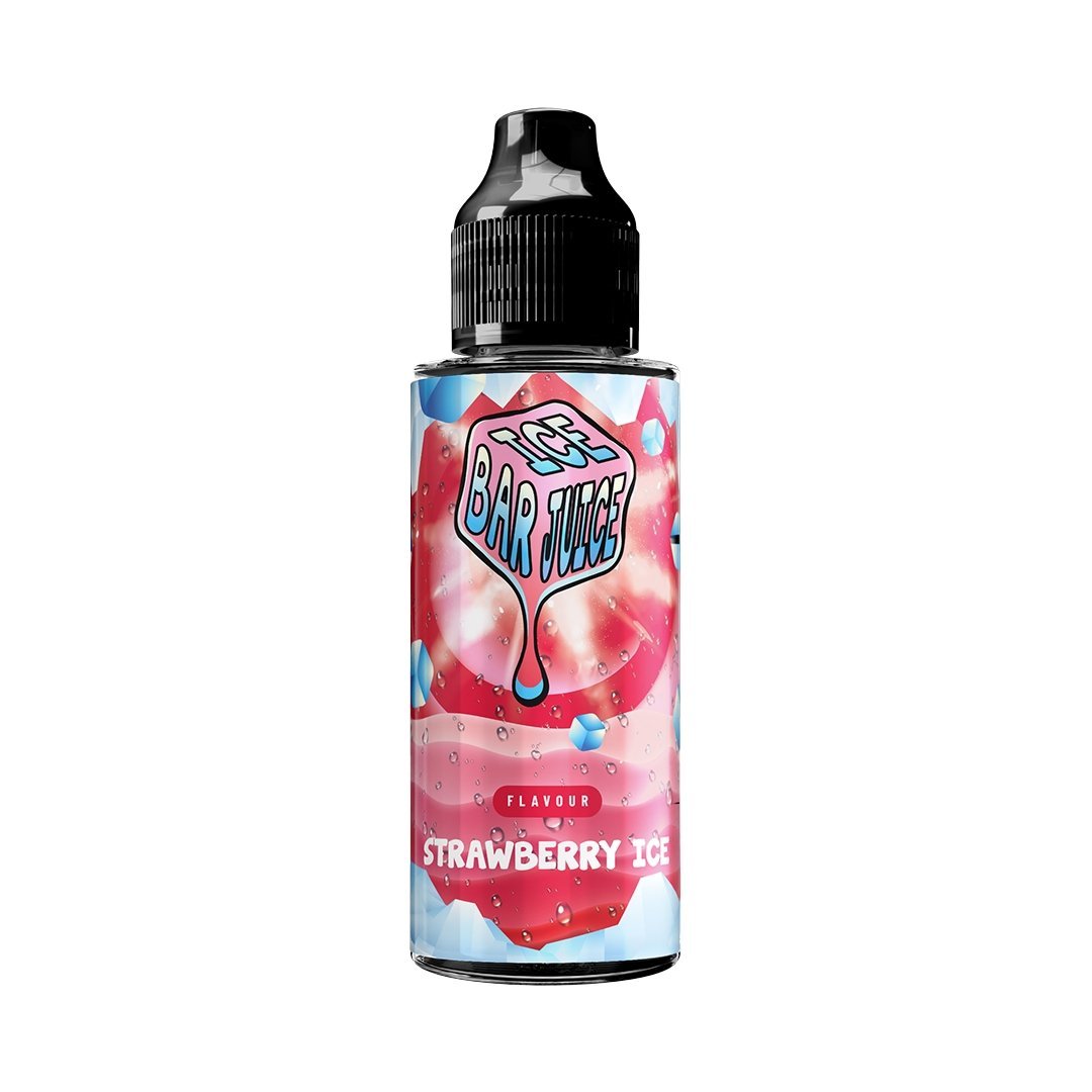 Buy Ice Bar Juice 100ml Shortfills E - liquids - Strawberry Ice