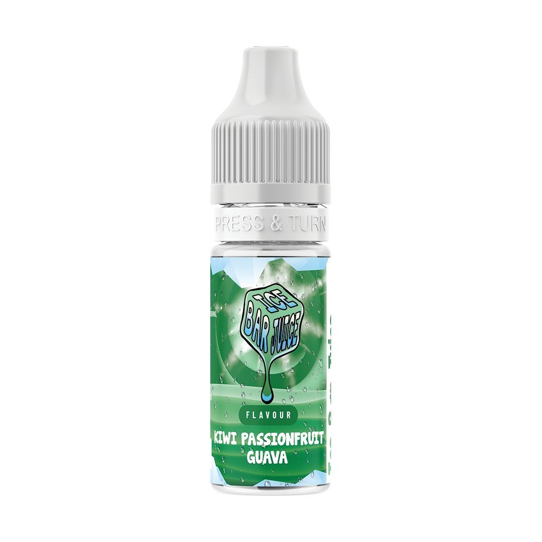 Buy Ice Bar Juice Nic Salts - 10ml E - liquids - Box of 10 - Kiwi Passion Fruit Guava